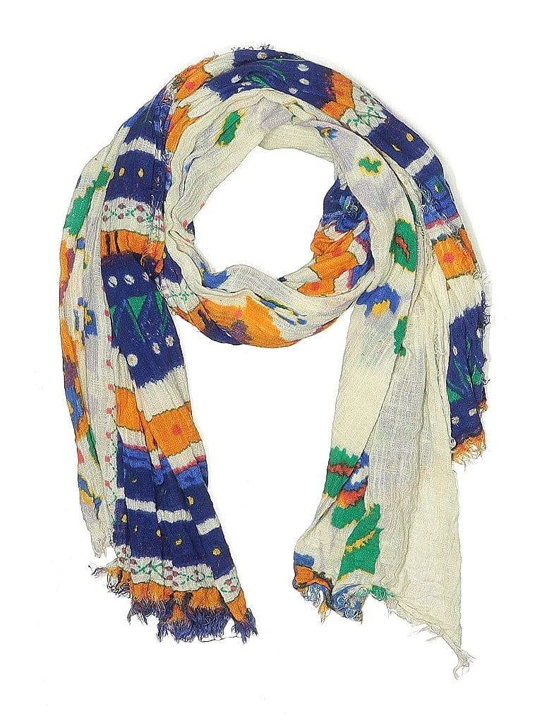 Pre-owned Unbranded Scarf In Blue