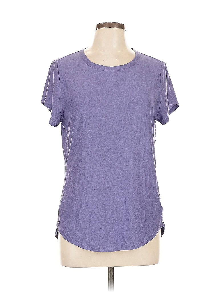 Pre-owned Active By Old Navy Short Sleeve T-shirt In Purple