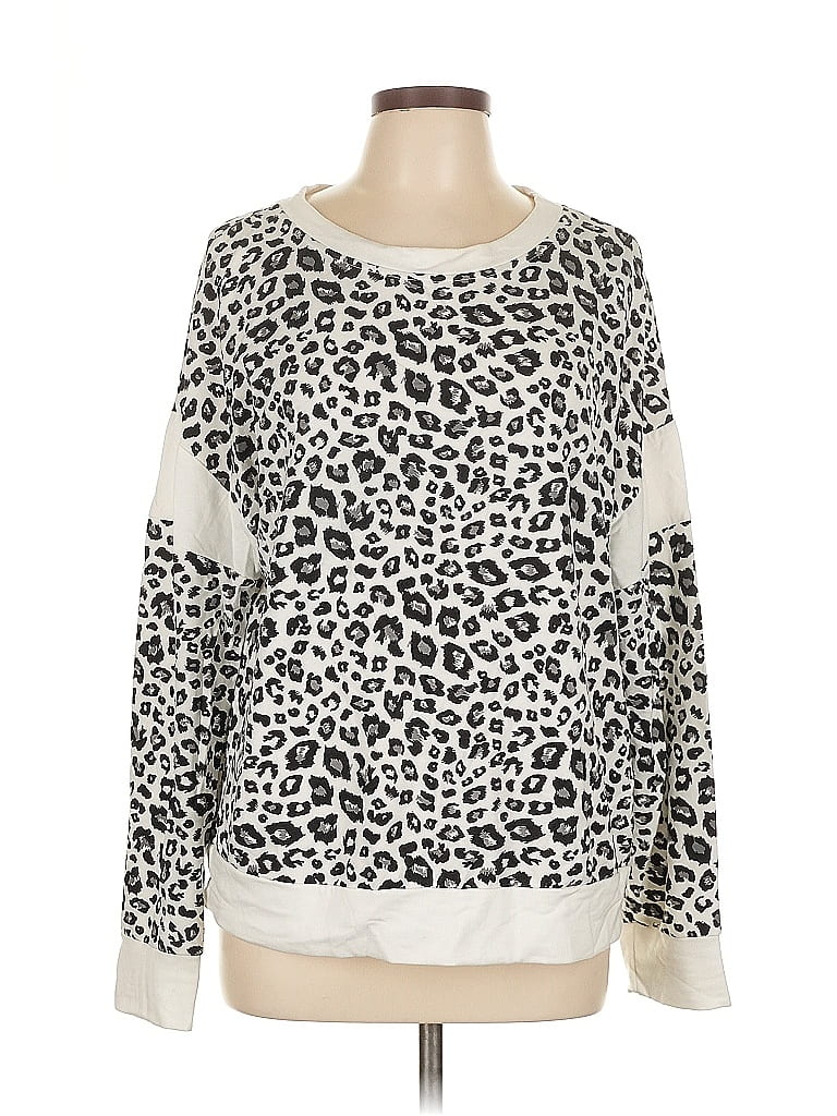 Pre-owned En Elly Pullover Sweater In White