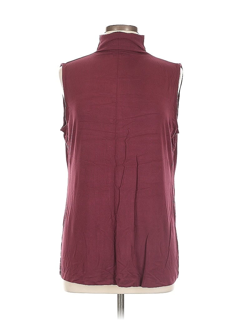 ALFANI Pre-owned Sleeveless T-shirt In Burgundy