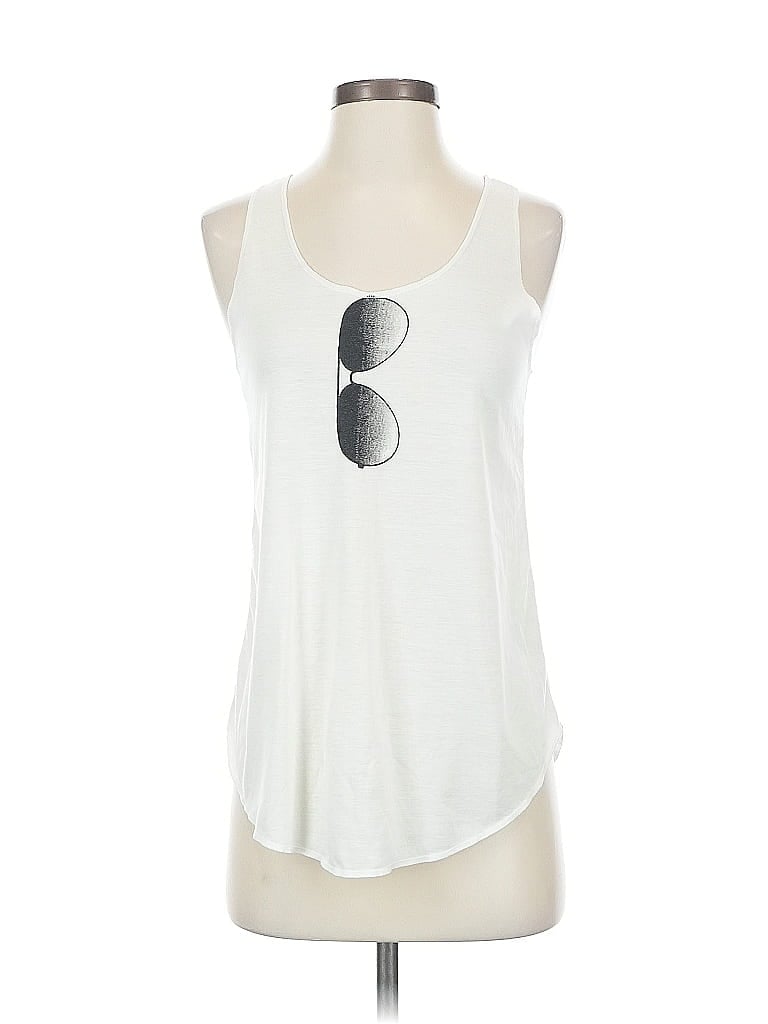 UNBRANDED Pre-owned Tank Top White Strapless Neckline Tops