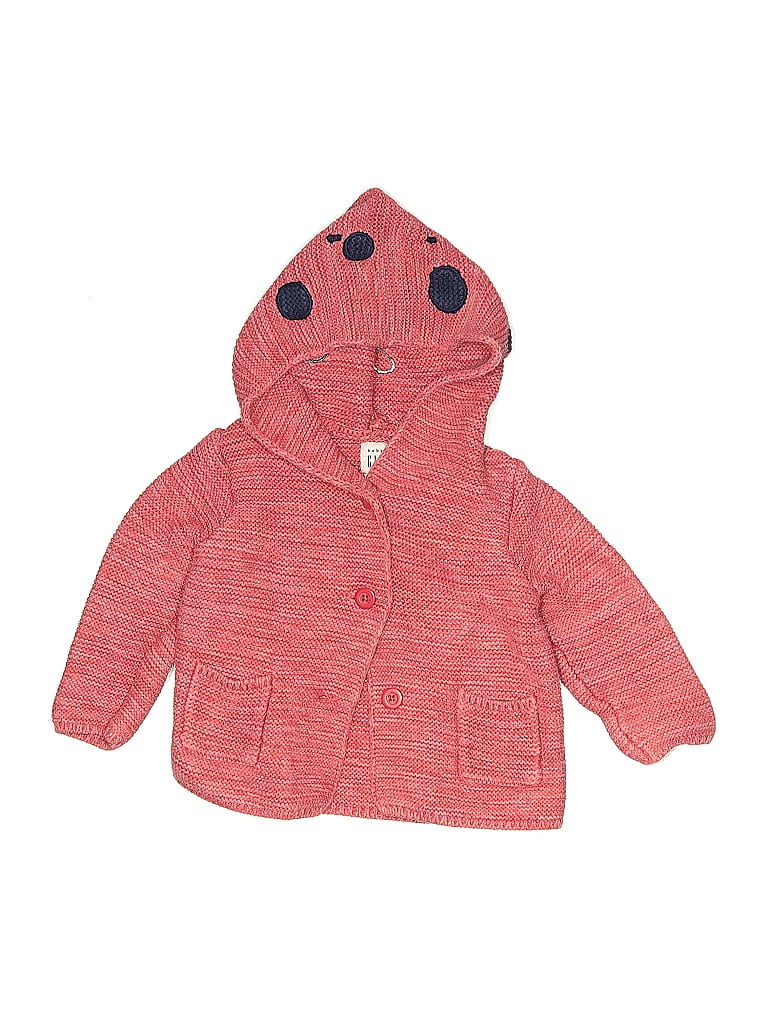 Pre-owned Baby Gap Babies' Cardigan Sweater In Red