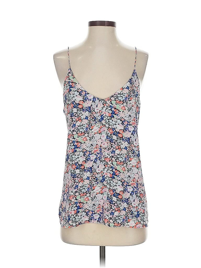 Pre-owned Ann Taylor Loft Sleeveless Blouse In Blue