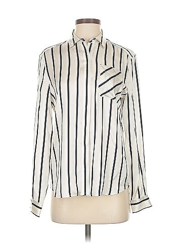 ATM Long Sleeve Silk Top (view 1)