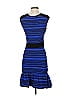 Sandro Stripes Blue Casual Dress Size Sm (1) - photo 2