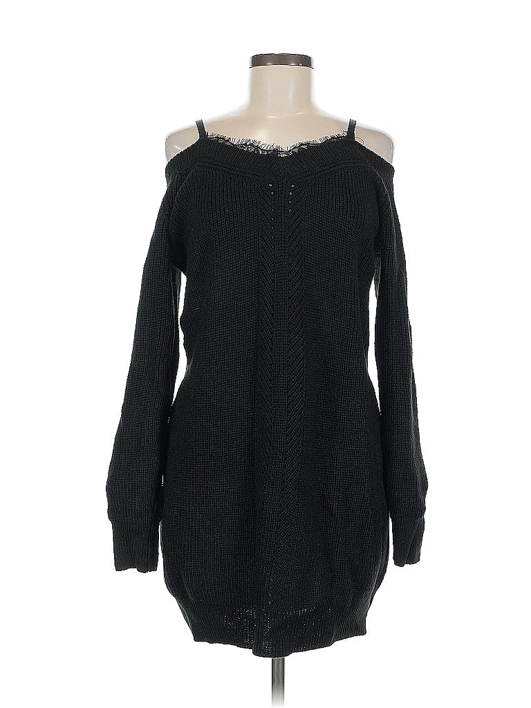 SHEIN Pre-owned Casual Dress In Black