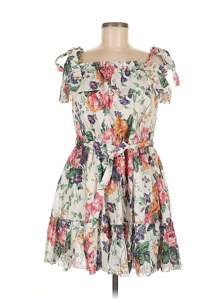 Pre-owned Zimmermann Casual Dress In White