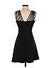 Guess Solid Black Cocktail Dress Size 2 - photo 2