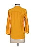 Vince Camuto 100% Polyester Yellow 3/4 Sleeve Blouse Size XXS - photo 2