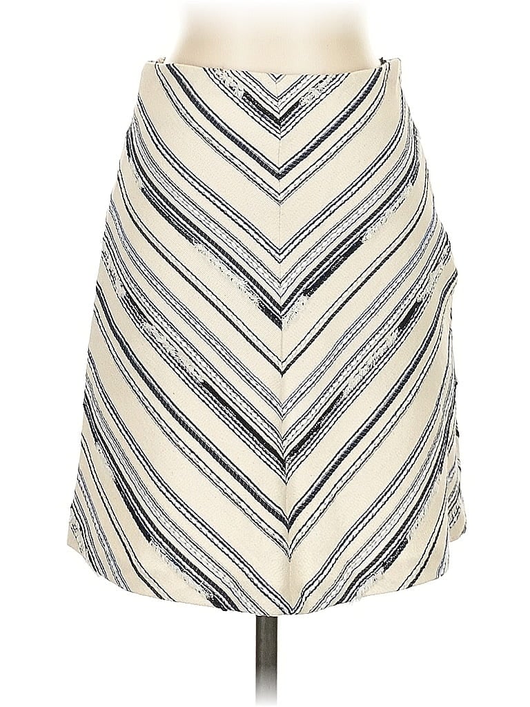 Pre-owned Zara Basic Casual Skirt In White