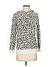 Six/Fifty Animal Print White Pullover Sweater Size S - photo 1