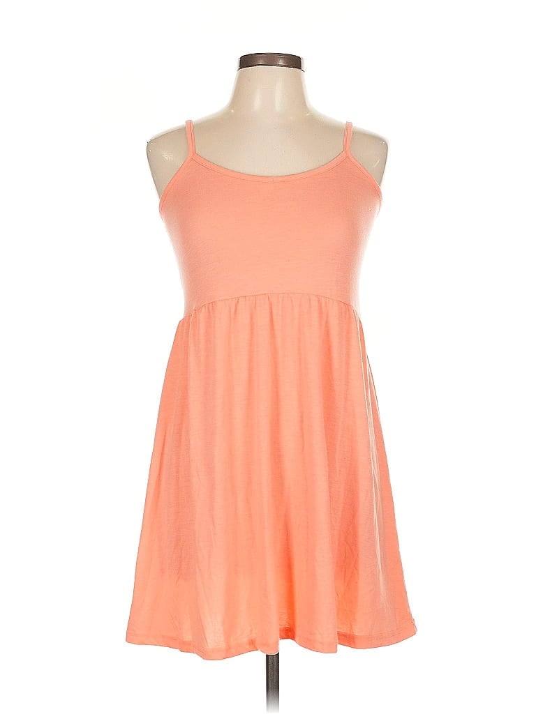 UNBRANDED Pre-owned Tank Top Orange Strapless Neckline Tops