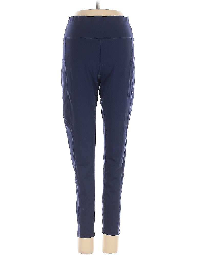 Pre-owned Pop Fit Active Pants In Blue