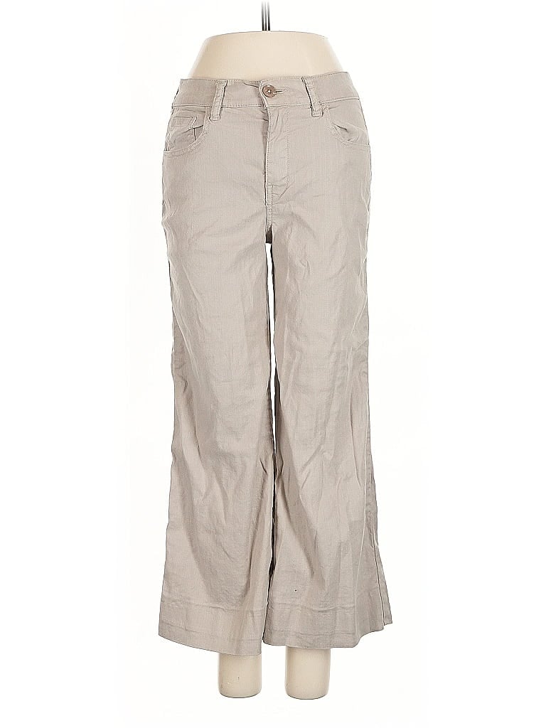 LEVEL 99 Pre-owned Linen Pants In Gray