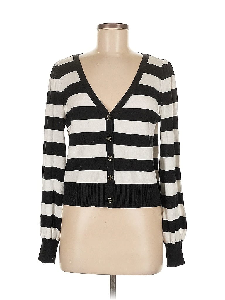 Pre-owned Michael Michael Kors Cardigan Sweater In Black