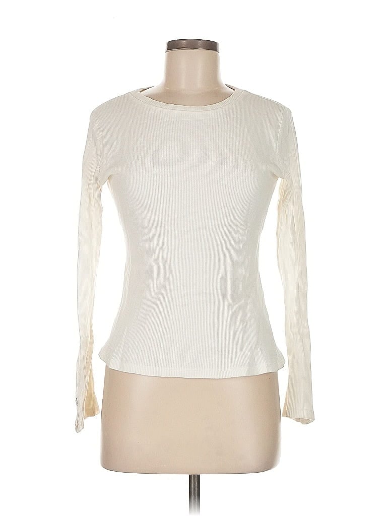 GREY STATE Pre-owned Long Sleeve T-shirt In White