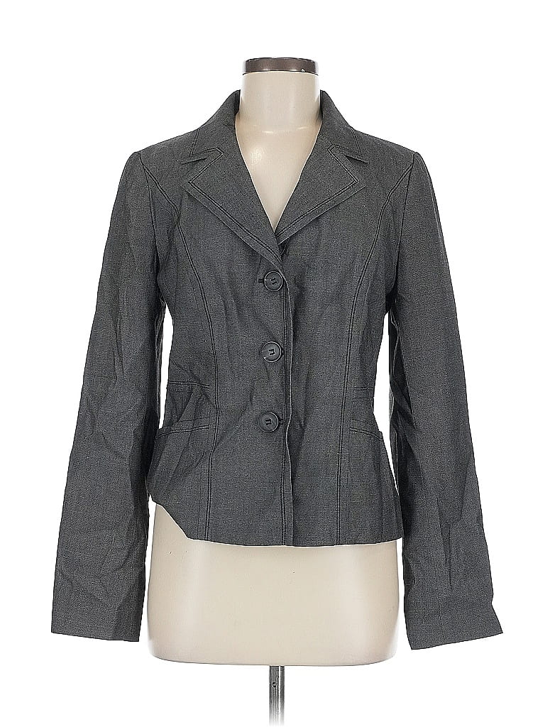 HALOGEN Pre-owned Blazer Jacket In Gray