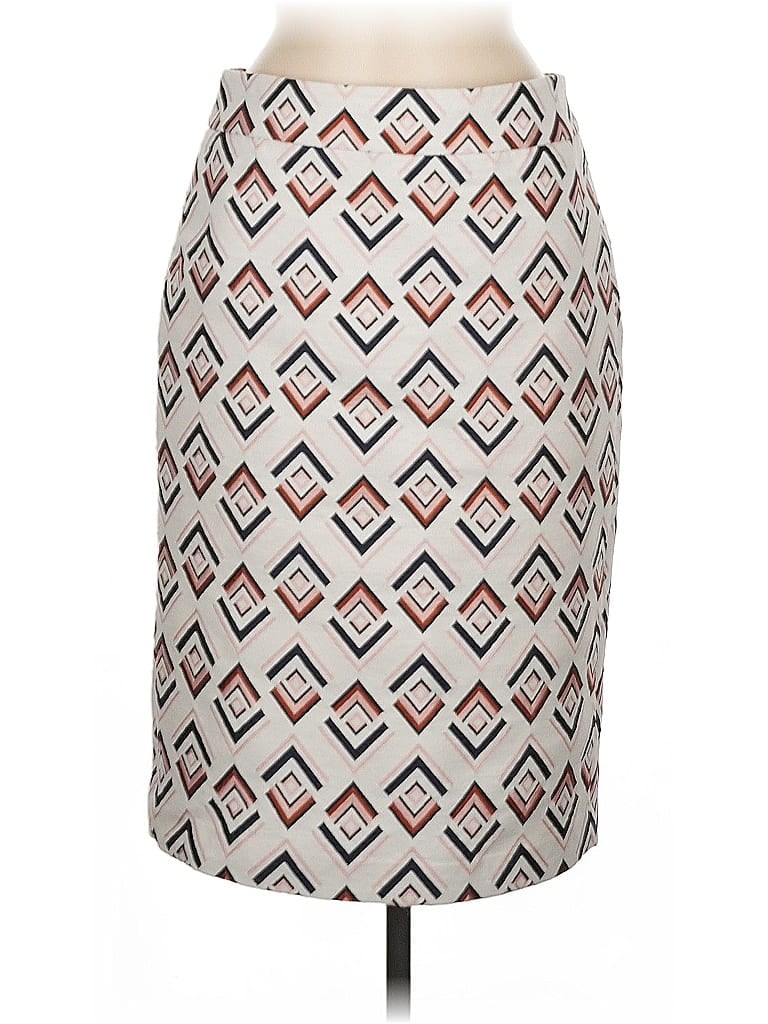 Pre-owned Ann Taylor Casual Skirt In White