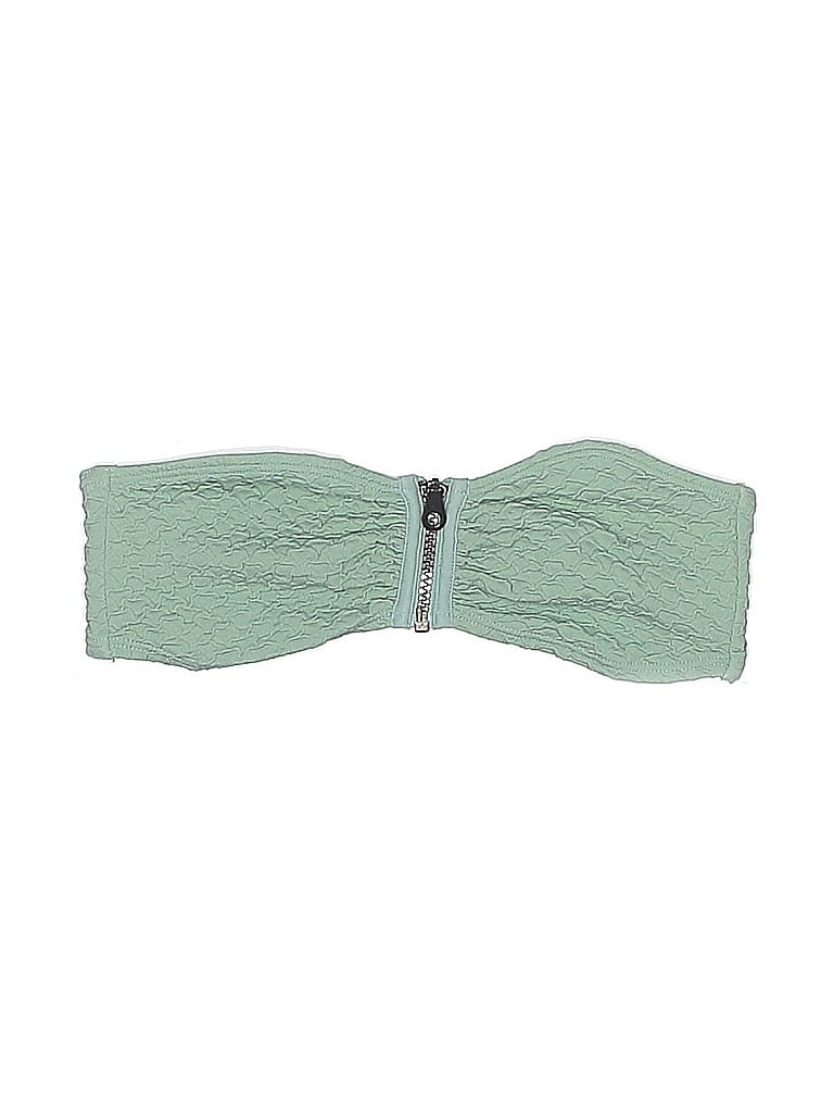 Pre-owned H&m Swimsuit Top Green Swimwear