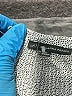 Adrianna Papell 100% Polyester Metallic Silver 3/4 Sleeve Blouse Size S - photo 7
