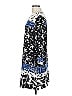 BCBGMAXAZRIA Print Blue Casual Dress Size L - photo 5