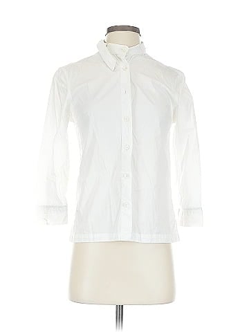 Burberry 3/4 Sleeve Button-Down Shirt (view 1)