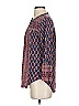Lucky Brand Print Blue Long Sleeve Top Size S - photo 5