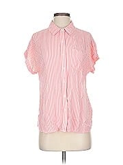 Cosmic Blue Love Short Sleeve Blouse