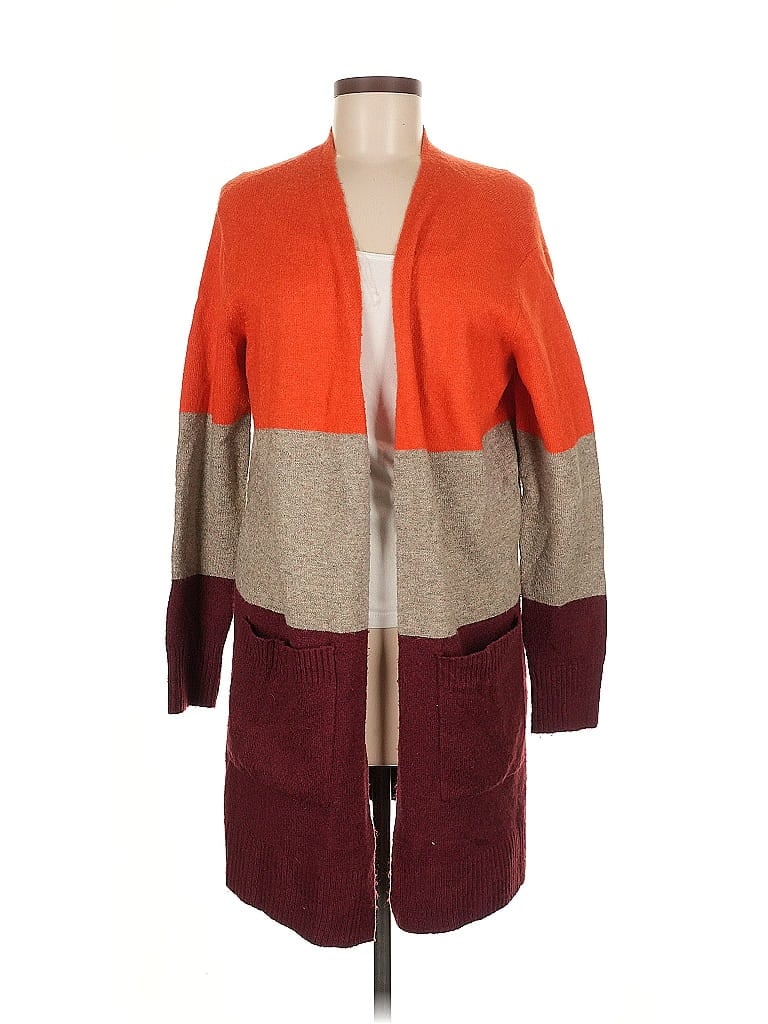 A NEW DAY Pre-owned Cardigan Sweater In Orange