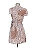 Leith 100% Rayon Paisley Brown Casual Dress Size S - photo 2