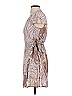 Leith 100% Rayon Paisley Brown Casual Dress Size S - photo 5