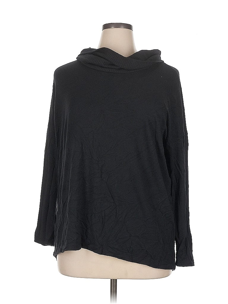 Lou & Grey for LOFT Black Poncho Size XL - photo 1