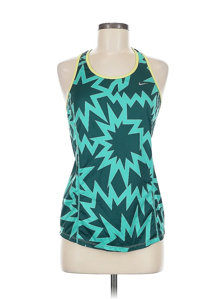 Pre-owned Nike Active Tank Top In Blue