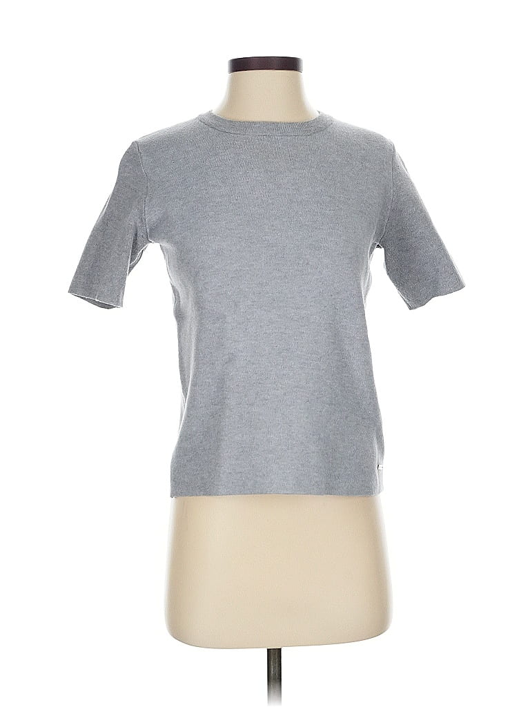 Pre-owned T Tahari Cardigan Sweater In Gray