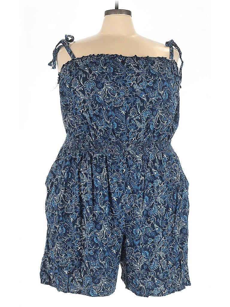 Pre-owned Torrid Romper In Blue