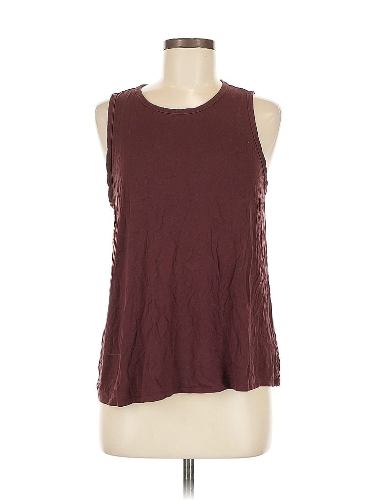 Click to view more detailed imagery on our partner's website Pre-owned Old Navy Sleeveless T-shirt In Burgundy