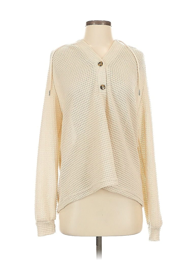 EMERY ROSE Pre-owned Pullover Sweater In White