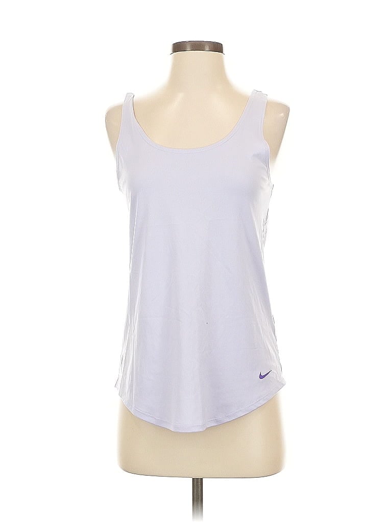 NIKE Pre-owned Active Tank Top In Silver