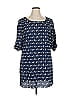 Lily Rose 100% Polyester Blue Casual Dress Size XL - photo 1