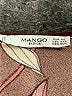 Mango 100% Polyester Print Burgundy Casual Dress Size XXS - photo 7