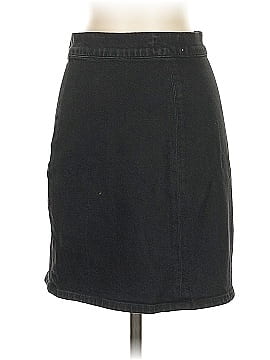 ミニスカート AGOLDE Mini Rib Denim Skirt Overdyed Black A30421207VAP A304 Alek Mini in Force – AGOLDE