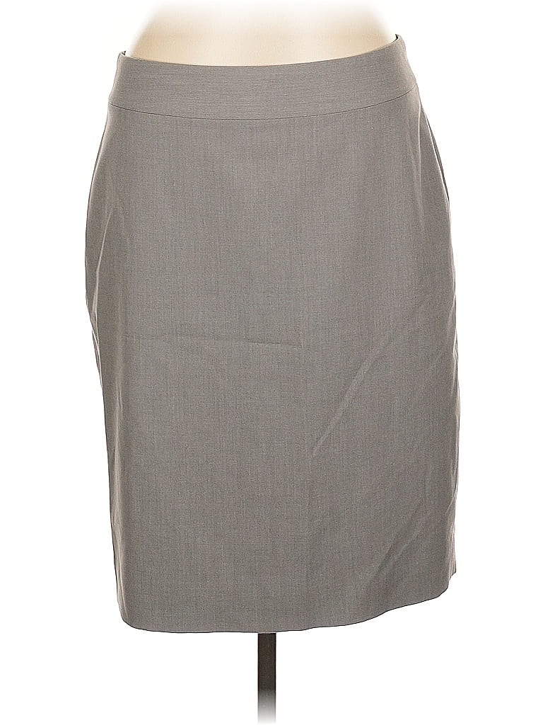 Pre-owned J.crew Mercantile Formal Skirt In Gray