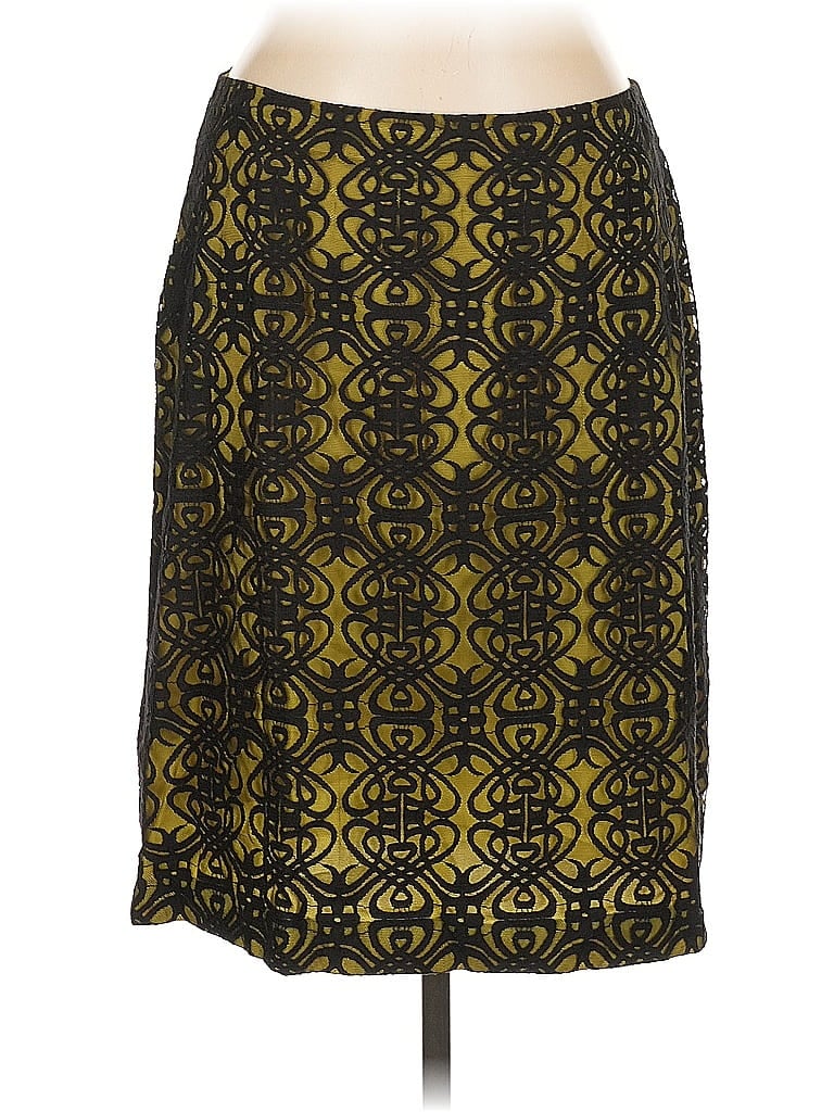 Pre-owned Coldwater Creek Formal Skirt In Gold