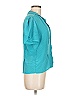 Jonathan Martin Teal Short Sleeve Blouse Size 9 - 10 - photo 4