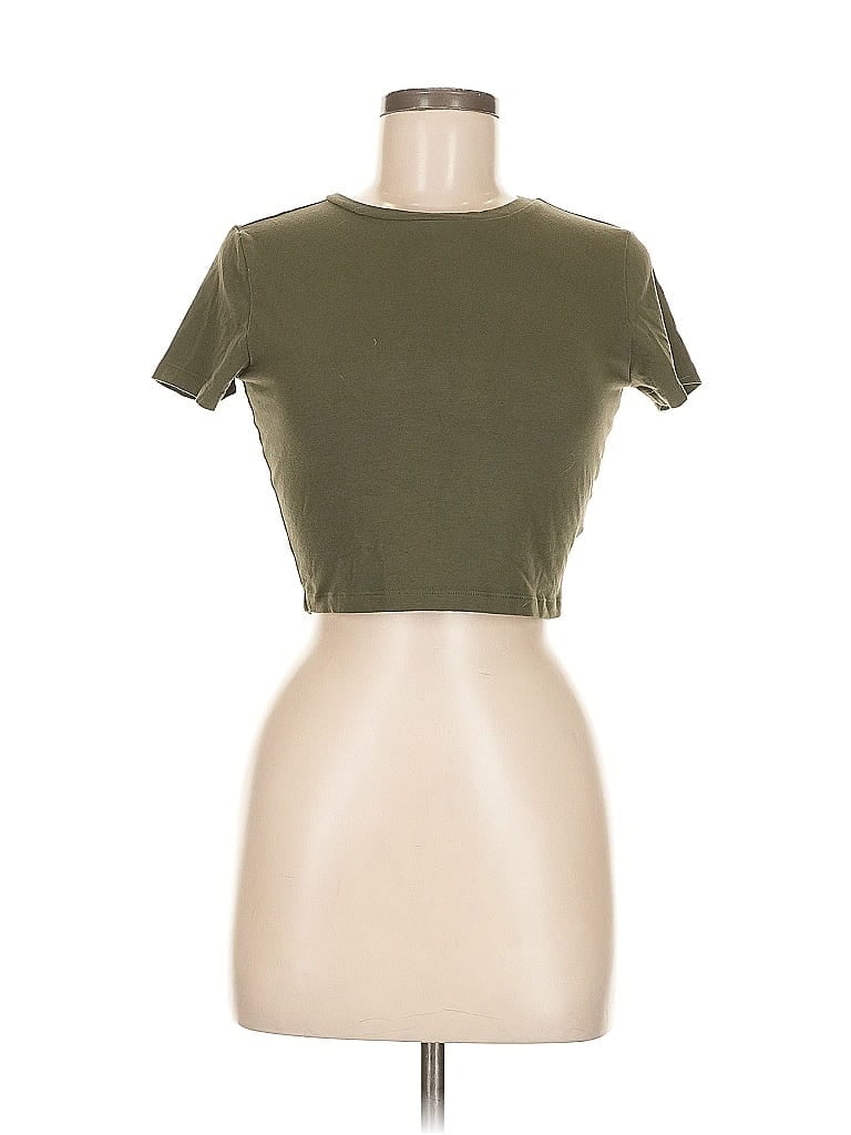 Pre-owned Wild Fable Short Sleeve T-shirt In Green