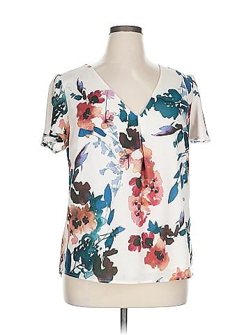 A New Day Short Sleeve Blouse (view 1)