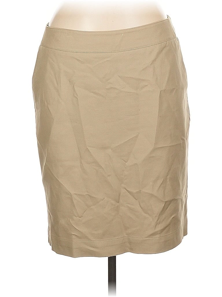 Pre-owned Merona Formal Skirt In Brown