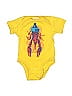 Rabbit Skins 100% Cotton Graphic Yellow Short Sleeve Onesie Size Newborn - photo 1