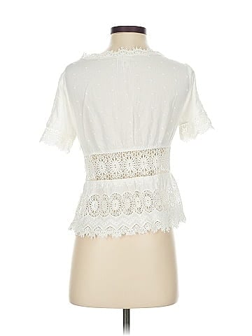 J.Crew Collection Short Sleeve Blouse (view 2)