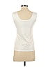 White House Black Market Ivory Sleeveless T-Shirt Size S - photo 2